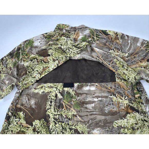 RedHead Camo Shirt Mens 2XL Button Up Vented Fishing Nylon Lightweight Max-1 - Picture 7 of 12